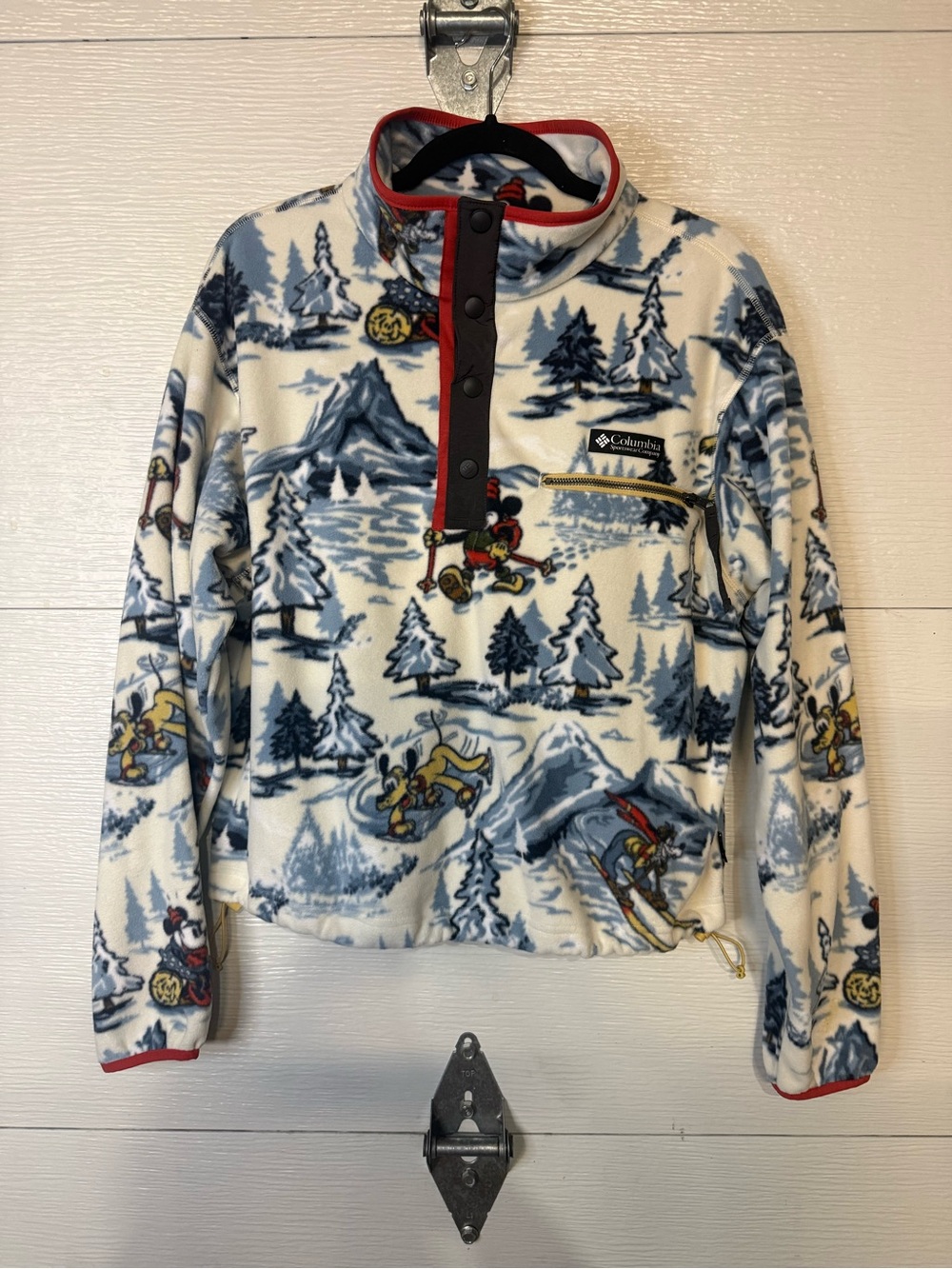 COLUMBIA DISNEY 100 HALF SNAP FLEECE SMALL - Picture 2 of 4
